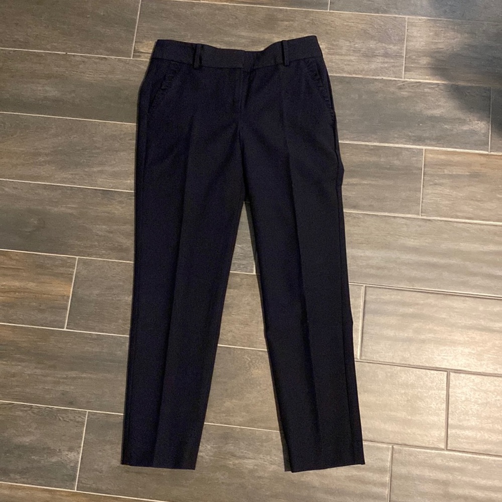Talbots Size 2 Ruffle Pocket Ankle Pants